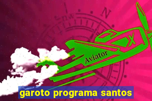 garoto programa santos